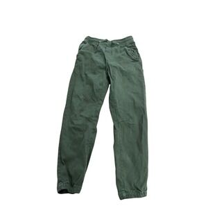 Zara Boys Olive Green Twill Jogger Pants Size 13-14 Years